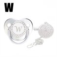 thumbnail image 2 of XZNGL Baby Pacifier 26 Letter Name Initial Clip Silicone Infant Nipple Bling Newborn Pacifier, 2 of 9