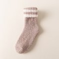 thumbnail image 3 of Bangcool Chaussettes Duveteuses pour Femmes Confortables : 5 Paires Chaussettes Pantoufles Mode Chaussettes d'Hiver Chaussettes Habillées, 3 of 10