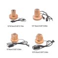 thumbnail image 2 of VONKY Wood Lamp Base Decoration Holder Bedroom Table Light Stand Accessories Type 2, 2 of 6