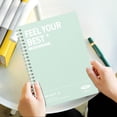 thumbnail image 4 of New B5 Horizontal Thickened Coil Notebook Excerpt Colorful Plastic Cover Student Notebook Quality Writing Paper No Additive, 4 of 6