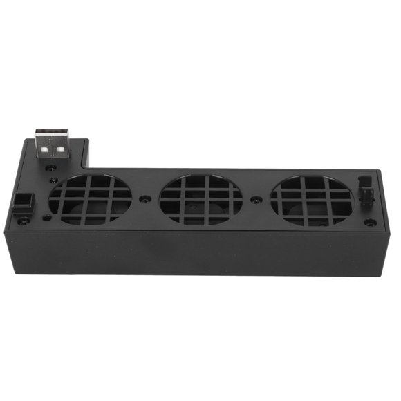 DEWIN Ventilateur de Refroidissement USB pour Xbox One X, Faible Bruit, Dissipation Efficace de la Chaleur, Ventilateur Refroidisseur pour Console de Jeu avec 3 Ventilateurs de Refroidissement 5 V 1 A