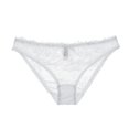 thumbnail image 1 of Sous-vêtements pour Femmes en Maille Transparente Lingerie Broderie Soutien-Gorge et String et Bas, 1 of 4