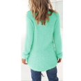 thumbnail image 3 of Chandail en Molleton Duveteux d'Hiver pour Femmes, Chandail Simple, Hauts, Blouse, 3 of 3