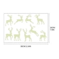 thumbnail image 1 of Glow In The Dark Fluorescent Wall Stickers Christmas Deer Set of 9PVC,For Party Decoration on Smooth Walls Glass Doors Windows and Tiles,Christmas Wall Stickers, 1 of 2
