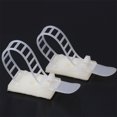 thumbnail image 2 of 50 Pcs Attaches de Câble Réglables Auto-Adhésives Cordon de Fixation de Câble Support de Gestion de Câble Organisateur de Câble Attaches de Fil (Blanc), 2 of 8