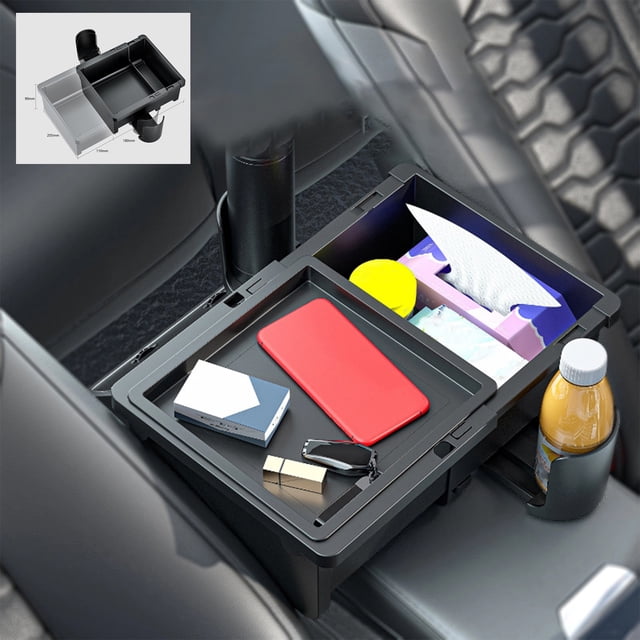 Meitianfacai Car Storage Armrest Box Organizer Universal Adjustable Car Interior Supplies Tissue Car Storage Box