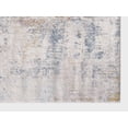 thumbnail image 2 of Tapis tissé crème et bleu Venita, 2 of 7