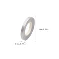 thumbnail image 4 of ziyahi Glitter Ribbons Curling Roll Decorative Multi-Purpose Gift Wrapping Crafting Pieces Wedding Accessories for Embellishments white silver gray, 4 of 6