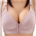thumbnail image 1 of Timegard Bras for Women No Underwire Front Closure Full Support Adjustable Strap Comfort Daily Bras, 1 of 3