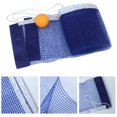 thumbnail image 2 of LEFU Filet de Remplacement pour Tennis de Table Portable Intérieur Extérieur Ping-Pong 180CM Longueur 15CM Largeur Noir Sans Balle Incluse, 2 of 10