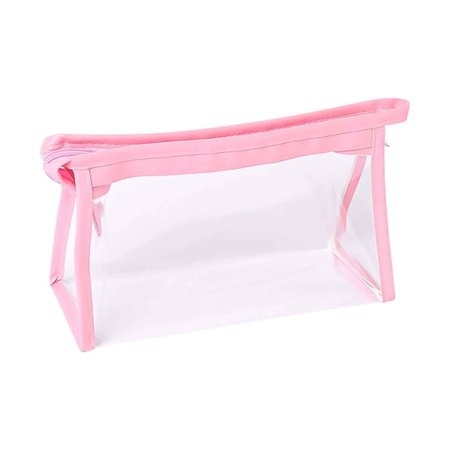 Fashion Transparent Pencil Bag Student Large-capacity Stationery Storage Bag Examination Storage Bag