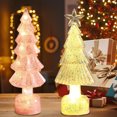 thumbnail image 1 of Lksixu Crystal Christmas Tree, Christmas Decorations 13.4" Pre-lit Tabletop Christmas Tree Figurine with LED Lights, Battery Operated Glowing Xmas Tree Night Lamp Table Centerpiece for Holiday Party, 1 of 7