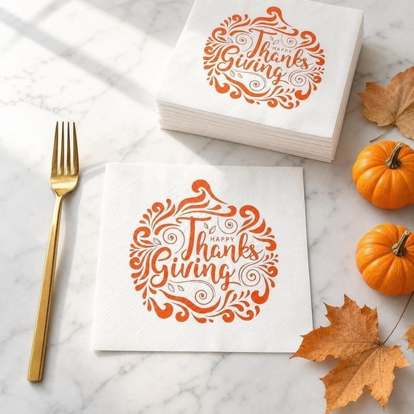 Jusqu'à 50 % de Rabais sur les Décorations de l'Action de Grâce, Ensemble d'Assiettes et de Gobelets Jetables Décorations de Fête à Thème Citrouille de Festival Assiettes et Gobelets en Papier de l'Action de Grâce