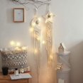 thumbnail image 3 of Moon Dream Catcher Star Dream Catcher with Lights Girl Room Decor Macrame Wall Hanging Dream Catcher Girl Wall Decor with Light Boho Tapestry Rope Art Room Decoration, 3 of 8