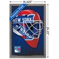 thumbnail image 2 of NHL New York Rangers - Mask 16 Wall Poster, 22.375" x 34", 2 of 4