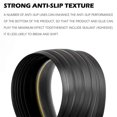 thumbnail image 3 of Universal Garage Door Bottom Threshold Seal Strip,Weatherproof Rubber DIY Weather Stripping Replacement, Not Include Sealant/Adhesive (20Ft, Black), 3 of 4