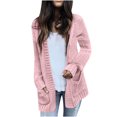 thumbnail image 1 of Timegard Cardigan for Women Long Sleeve Knitted Jackets Coat Open Front Outwear Fall Winter Solid Color, 1 of 1