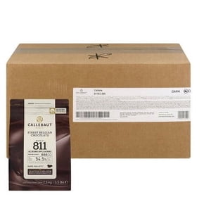 Callebaut 811 Callettes belges chocolat noir 2,5kg/5,5lbs (8/CASE)