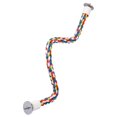 thumbnail image 1 of TOPINCN Parrot Standing Perch,Bird Standing Perch,Bird Parrot Colorful Cotton Rope Standing Perch Bird Bungee Toy, 1 of 5