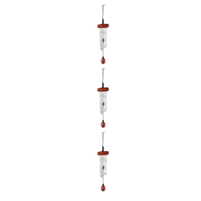 mmirethe Multiple Styles And Colors Wind Chimes For Wide Application Unique Style Wind Chime Pendant red 3Set