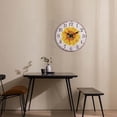 thumbnail image 4 of 30cm European Retro Sunflower Wall Clock Home Living Room Decoration Wall Clock, 4 of 4