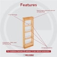 thumbnail image 3 of Rev-A-Shelf Pull Out Wall Filler Between Cabinet Shelf Storage 3"x30", 432-WF-3C, 3 of 6