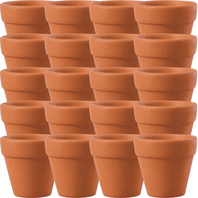 EASTIN 20 Pcs Petits Pots de Fleurs Cactus Pots de Pépinière Petits Pots Cactus