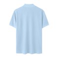thumbnail image 4 of QIPOPIQ Men's Short Sleeve Solid Mock Neck T-Shirt Clearance, 4 of 5
