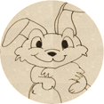 thumbnail image 1 of Ahgly Company Machine Washable Indoor Round Transitional Moccasin Beige Area Rugs, 4' Round, 1 of 7