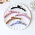 thumbnail image 4 of CSChome Hair Claw Shape Hair Claw Non-Slip Crossing Solid Color Decorative Tight Frosted Large Hair Clamp Styling Tool Hair Claw, 4 of 7