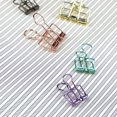 thumbnail image 4 of Youkk 20 Pcs Pince à Papier Anti-Rouille Couleur Unie Accessoires de Bureau Or 25mm, 4 of 6