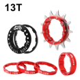 thumbnail image 1 of kurtrusly Bike 13T Single Speed Flywheel Aluminum Alloy Conversion Kit red, 1 of 8