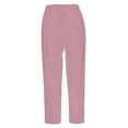 thumbnail image 4 of Plebaso Womens Capris Pants 2025 Summer Drawstring Casual Pants Lightweight Cropped Pants with Pockets, 4 of 7