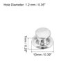 thumbnail image 2 of Unique Bargains Pin Backs Metal Lapel Pin Backing Enamel Pin Brooch Holder Locking Clasp Silver Tone 10 Pack, 2 of 6