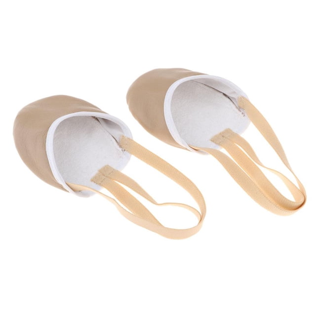 Women Girls Kids Rhythmic Gymnastics Ballet Dance Leather Midsole Pointed Toe S