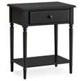 thumbnail image 1 of Leick Coastal Notions Nightstand with USB Port, Black, 1 of 5