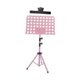 thumbnail image 1 of lionlar Music Sheet Stand Sitting or Standing Book Stand for Classroom groups Choirs Pink, 1 of 9