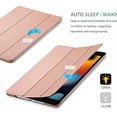 thumbnail image 2 of Smart Case for iPad Pro 11 Inch Case M4 2024(Model: A2836/A2837/A3006), Slim Folio Stand Hard Back Shell Protective Tablet Cover for 5th Generation iPad Pro 11" M4 2024 - Rose Gold, 2 of 5