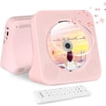 thumbnail image 1 of CD Player with Bluetooth 5.0, Portbale CD Player with Speakers, Desktop Home CD Player with USB, Timer, Remote Control, FM Radio, AUX, 1 of 6