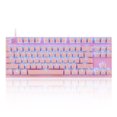 thumbnail image 1 of MOTOSPEED MOTOSPEED CK82 Clavier Mécanique RGB - 87 Touches, Rose, Interrupteur Rouge OUTMU, Filaire USB, Commandes Multimédia, Design Durable, 1 of 6
