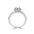 thumbnail image 2 of 1/3ct Diamond Engagement Ring Semi Mount 14K White Gold Setting, 2 of 2