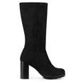 thumbnail image 3 of Unique Bargains Women's Mid-calf Block Heel Boots, 3 of 8