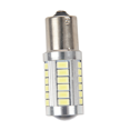 thumbnail image 4 of 4X BA15S 12V White LED Sidelight Indicator Car Light Bulb 1156 P21W Silver 33-LED, 4 of 8
