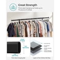 thumbnail image 4 of SONGMICS Clothes Rack with Wheels, Heavy-Duty Clothing Rack for Hanging Clothes, Portable Garment Rack, with Extendable Hanging Rail, 220 lb Load Capacity, Black, 4 of 6
