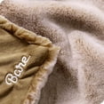 thumbnail image 2 of Bare Home Faux Fur Blanket - 47" x 60" - Ultra Soft Fleece - Throw, Variegated Caramel, 2 of 5