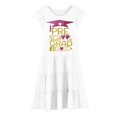thumbnail image 3 of Robes pour Filles Cuhk Robe Imprimée à Manches Volantées pour Enfants pour la Saison des Remises de Diplômes, pour le Quotidien et les Activités Extérieures, Coupe Confortable, 3 of 3