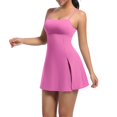 thumbnail image 3 of LOVZFMLL Robe Ample à Col Rond pour Femme Rose G, 3 of 8