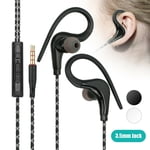 Ecouteurs filaires Ecouteurs avec Microphone et contrôle de volume dans l'oreille 3.5mm Jack Son puissant de basse