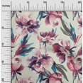 thumbnail image 2 of oneOone Viscose Chiffon Maroon Fabric Florals Sewing Craft Projects Fabric Prints By Yard 42 Inch Wide, 2 of 4