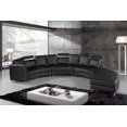 thumbnail image 1 of Velago ROSSINI Sofa sectionnel circulaire moderne en cuir véritable, 1 of 5